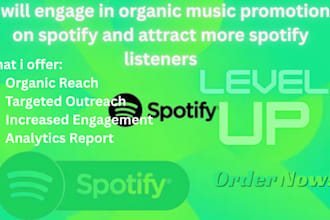 do organic viral music promotion on spotify using targeted ads