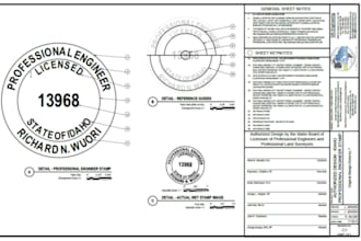 do pe stamp, architectural stamp, california stamp, blueprint and city permit