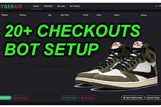 setup shoes bot, snkrs app bot, kobe shoes bot, snkrs bot, tinder bot,ticket bot