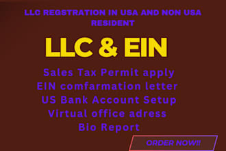 be llc registration vat, ein number registration for us residents