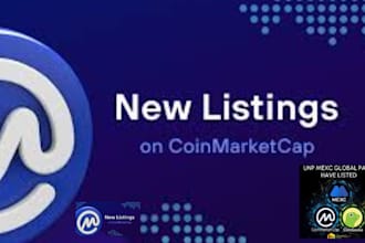 list your cryptocurrency on coin marketcap, coin gecko and exchange
