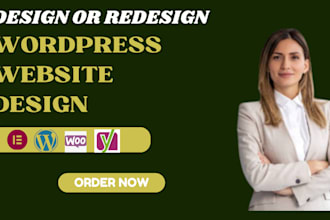 create, redesign, or rebuild your wordpress business website