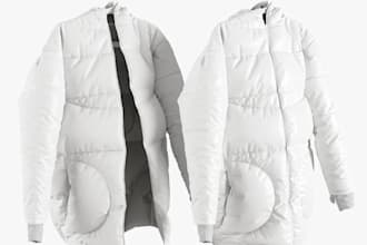 do 3d textile jacket, blanket design, custom sweaters, and render