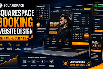build squarespace booking websites for service businesses that convert leads