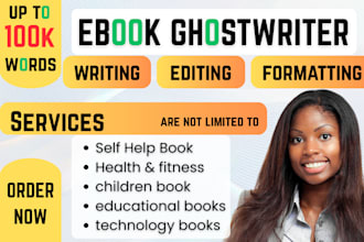 be self help ebook ghostwriter children book writer book editor as ebook writer