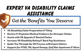 do VA disability claims assistance