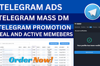 telegram ads telegram mass dm verify fragment fix ads review telegram promotion