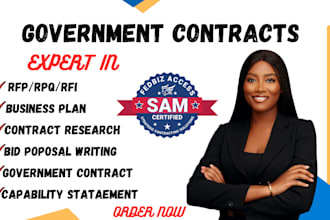 find rfp, rfq, rfi winning government contract bid proposal, grant writing