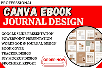 do canva journal design, workbook design, journal planner, amazon kdp journal