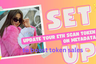 crypto promotion, update your eth scan  token on meta data to boost token sales