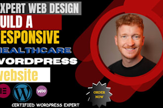 build, design, redesign medical, healthcare, doctor, hospital wordpress website
