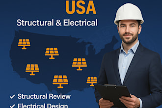 solar pe stamp, USA structural electrical plan, architectural drawing, hvac, mep