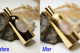 professionally retouch product photos for ecommerce and ads