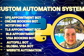 vfs appointment bot,telegram notification bot,visa booking bot, bls bot, vfs bot