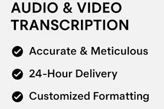 transcribe audio to text and transcribe video transcription