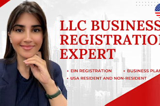 do llc registration and obtain business ein number for USA and non USA residents
