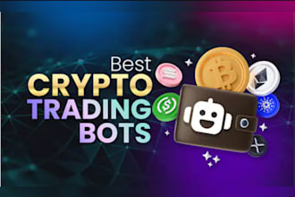 build crypto arbitrage bot, crypto trading bot, volume bot, front running bot