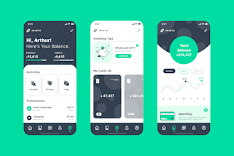 build fintech app payment app crypto wallet app finance app neobank app