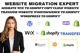 wix to shopify migration wordpress to shopify clone website migrate ecommerce