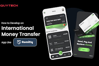 build money transfer app, fintech app, finance app, crypto wallet app, loan app