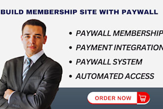 design a paywall membership website for digital entrepreneurs online educators