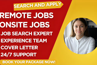 search and apply for job applications and remote job hunting, online job