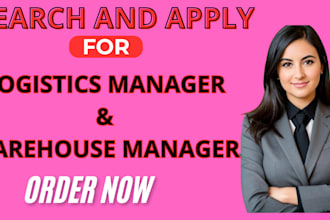 search and apply logistics managers operation warehouse manager USA job apply