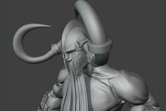 sculpt 3d bjd figurine 3d figure 3d model 3d character model stl 3d printing