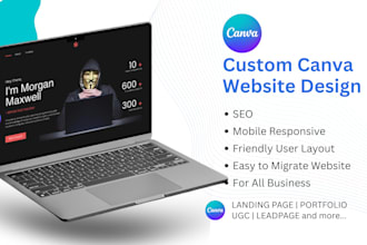 do canva website canva landing page canva ugc canva portfolio website