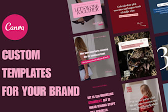 design custom canva templates for your brand