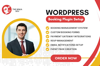 setup wordpress booking eventon bookly amelia ticket tailor booked jotform hbook