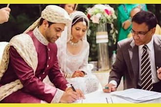 do online nikah and islamic wedding officiation, imam, wali, certificate