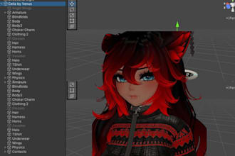 do custom vrchat avatars vrc avatar vr character furry avatar, nsfw, anime model