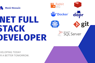 develop net core application in a microservice architecture