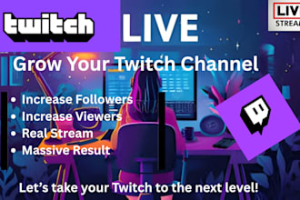 do twitch channel promotion twitch live views and followers