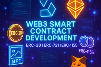 deploy your erc20, erc721, erc1155 smart contract