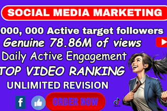 create engaging social media content and marketing strategies
