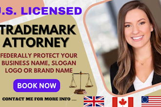 be US, canada licensed trademark registration attorney, office action, sou, noa