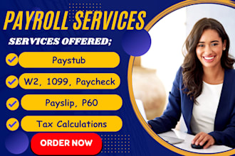 handle payroll, canada bookkeeping, w2, 1099, quickbooks, and canada tax filing
