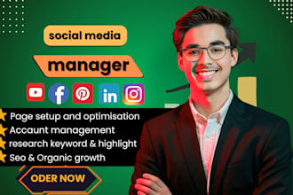 manage your social media and growth your profile