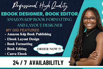 do book editing and ebook design kdp formatting amazon kdp journal design