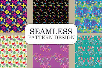 design custom seamless repeat patterns