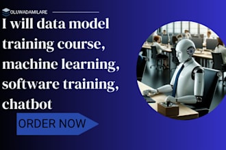 create data model training course, machine learning, software training,  chatbot