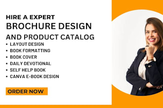 create medical brochure, travel, real estate , spa , digital trifold brochure