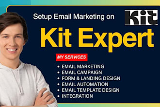 setup your convertkit email marketing, kit email automation campaign