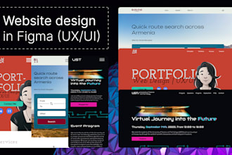 design a structured and intuitive website in figma