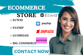do stan store design payhip, beacons ai, gumroad, shoplazza, sellfy, ecwid store