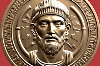 3d bas relief 3d coin model stl bas relief creation challenge coin jewelry model
