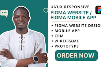 design UX UI figma website or figma app design, figma wireframes, prototypes
