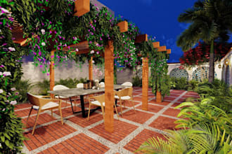 create outdoor residential spaces landscape designs in 2d 3d
